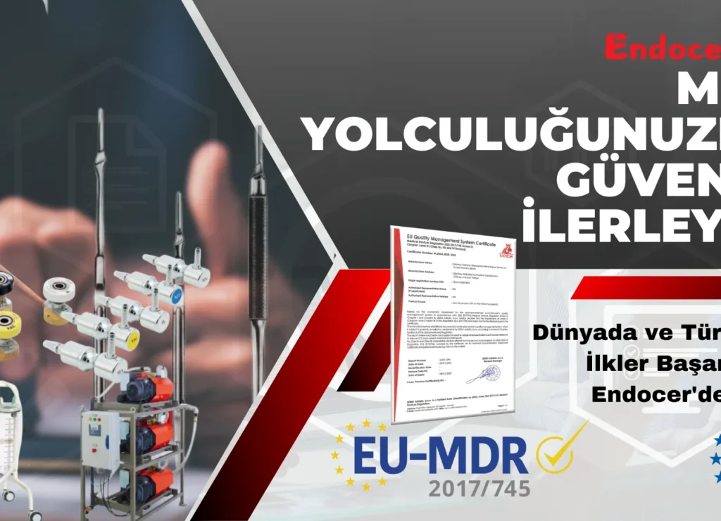 Endocer, tıbbi cihaz sektöründe MDR uyumluluk konusunda lider bir danışmanlık firmasıdır. Dünyada ve Türkiye'de ilkleri gerçekleştiren Endocer ile MDR yolculuğunuzda güvenle ilerleyin.